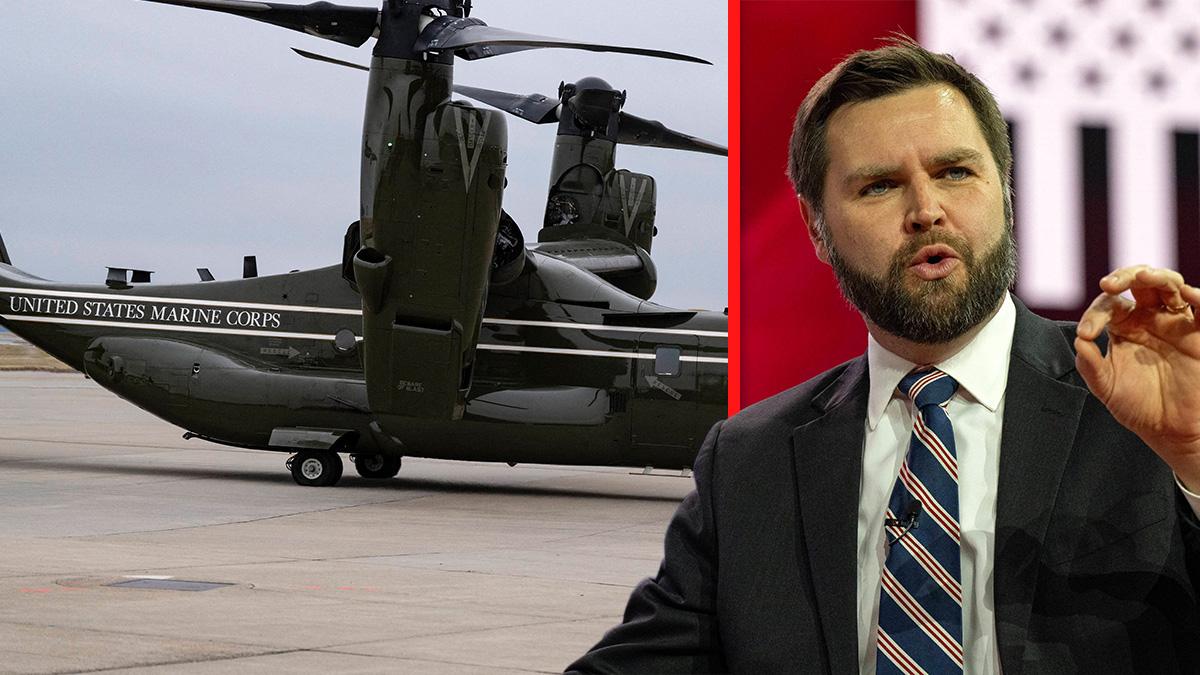 Photo of Marine Two, JD Vance