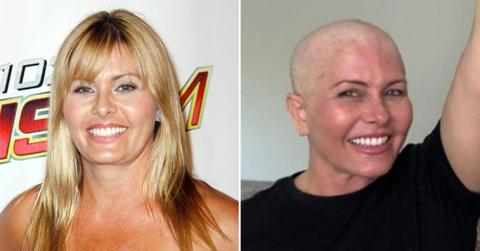 nicole eggert shaves her head following breast cancer diagnosis