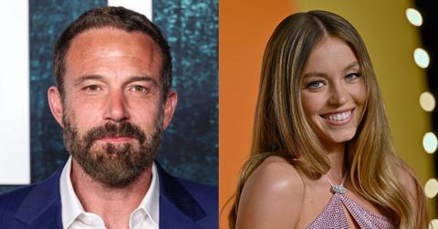 Split Photo of Ben Affleck & Sydney Sweeney.