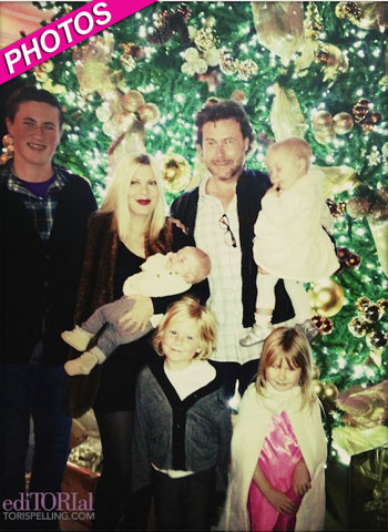 //tori spelling family photos