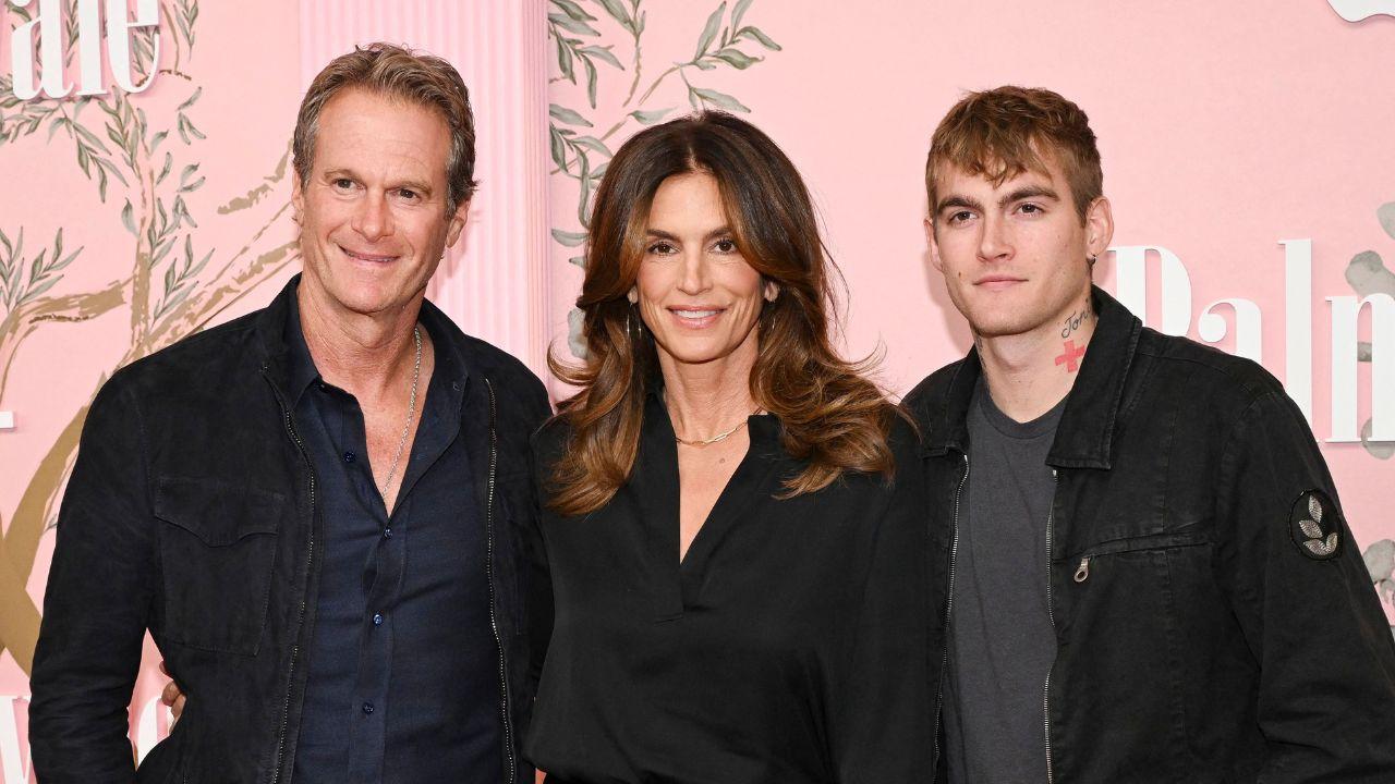picture of Rande Gerber, Cindy Crawford and Presley Gerber