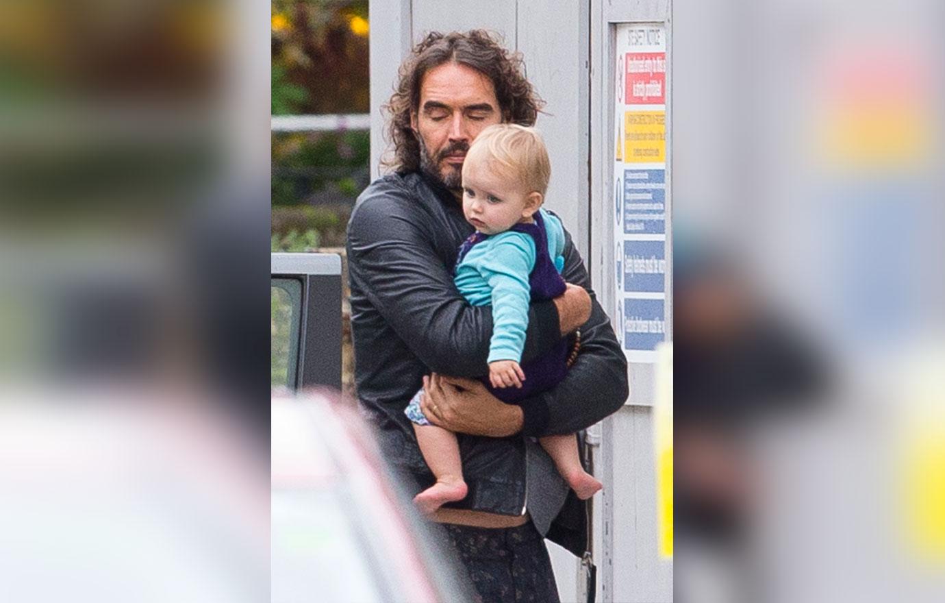 Russell Brand baby daughter photo