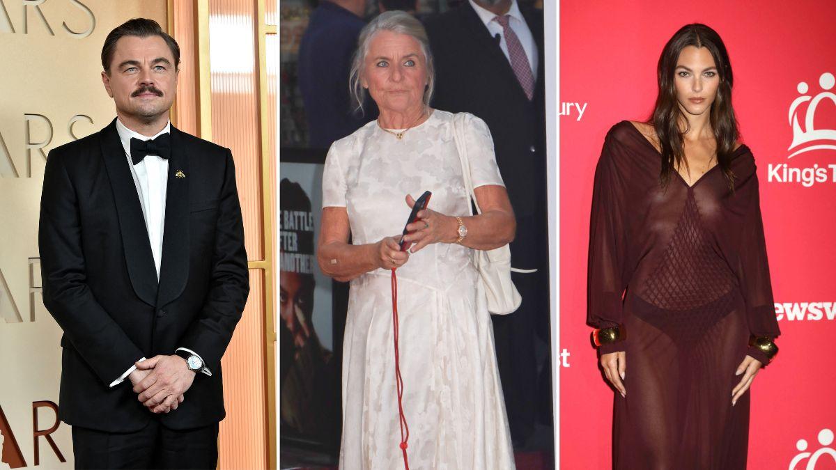 Split photo of Leonardo DiCaprio, Vittoria Cerretti and Irmelin Indenbirken