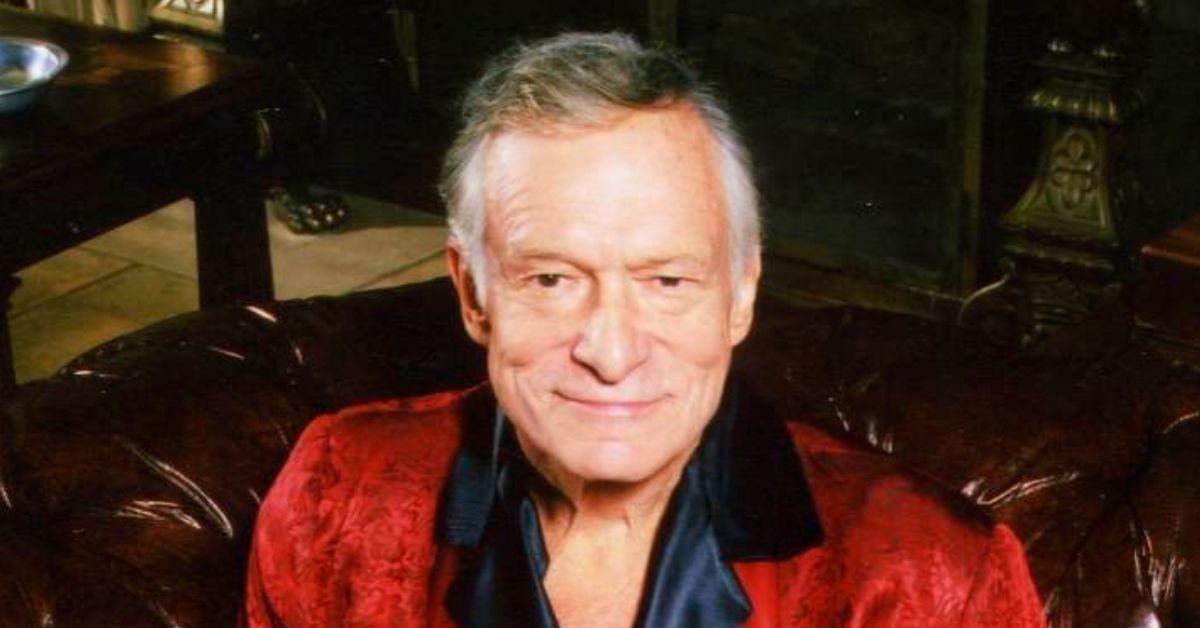 Photo of Hugh Hefner.