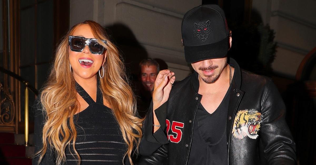 Mariah Carey's boob pops out during date with boyfriend Bryan