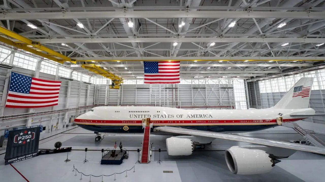 Trump had to quickly ground his new Air Force One after security concerns were raised.