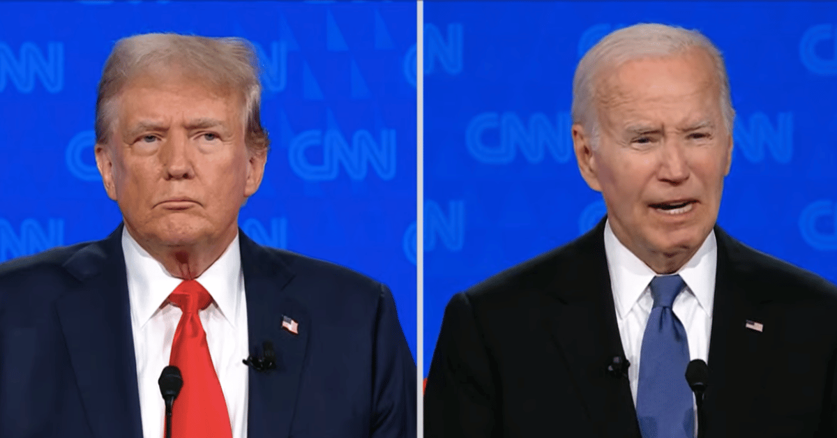 Composite photo of Donald Trump and Joe Biden