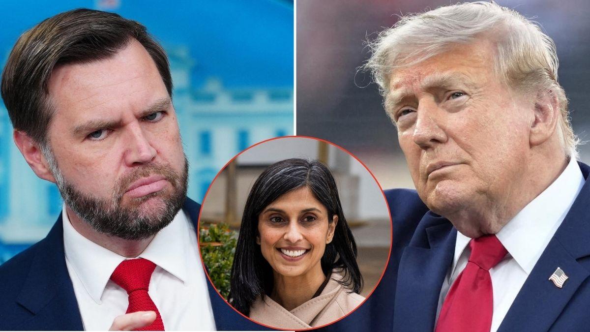 picture of Donald Trump, Usha Vance and JD Vance