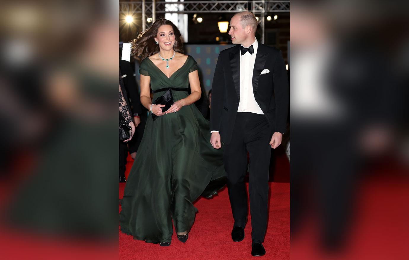 //kate middleton big baby bump at baftas