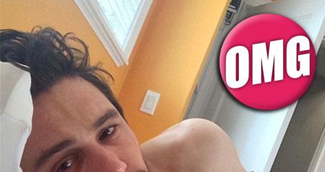 //james franco instagram selfie