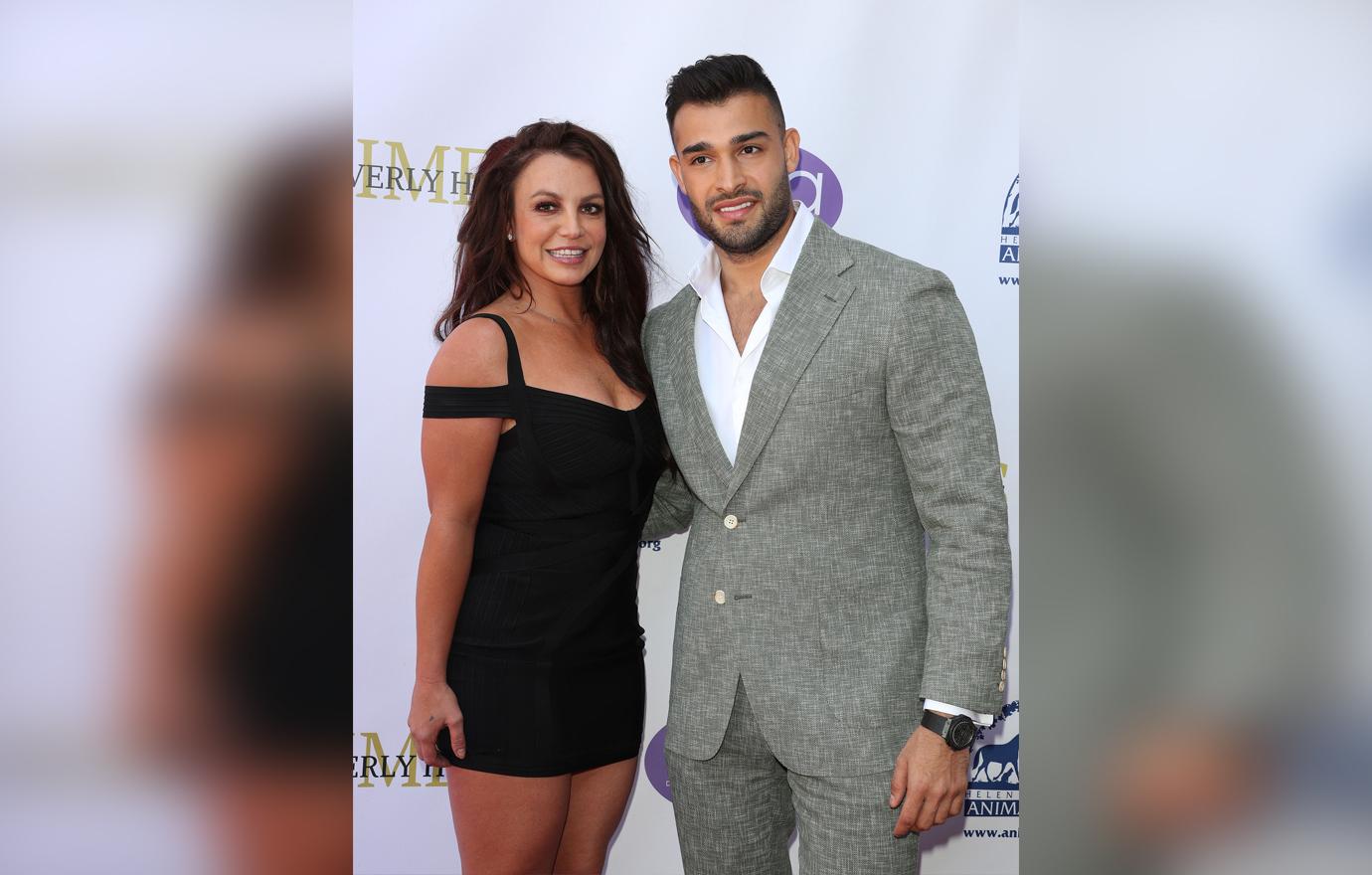 Britney Spears and Sam Asghari attend Daytime Beauty Awards Luncheon.