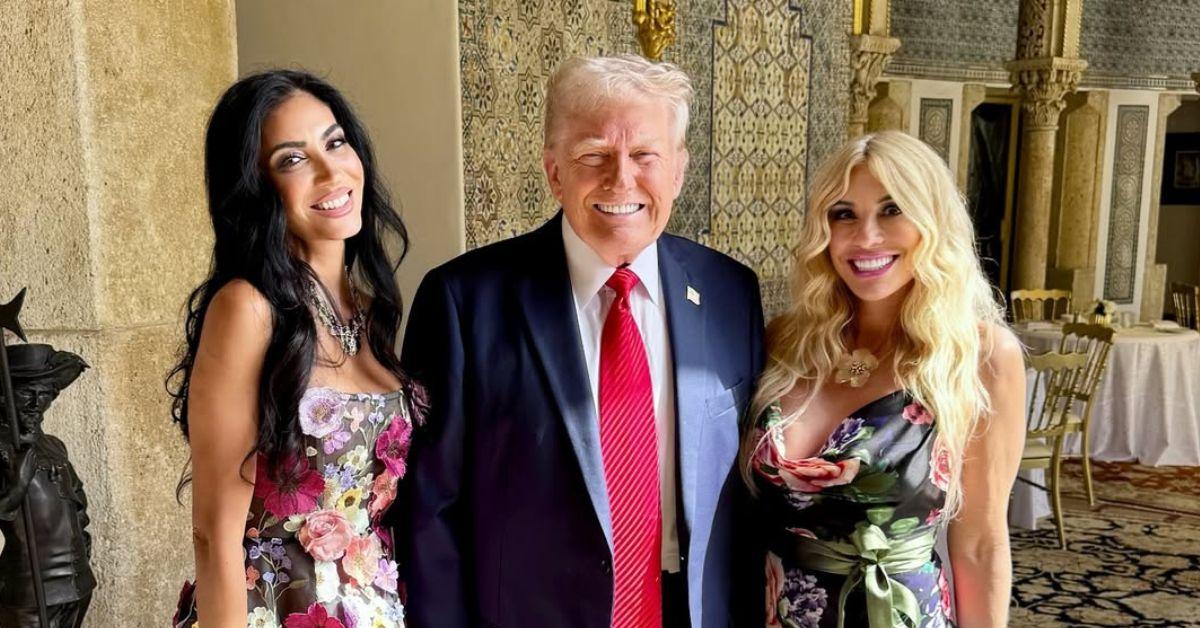 Photo of Romina Ustayev, Donald Trump and Rosalyn Yellin