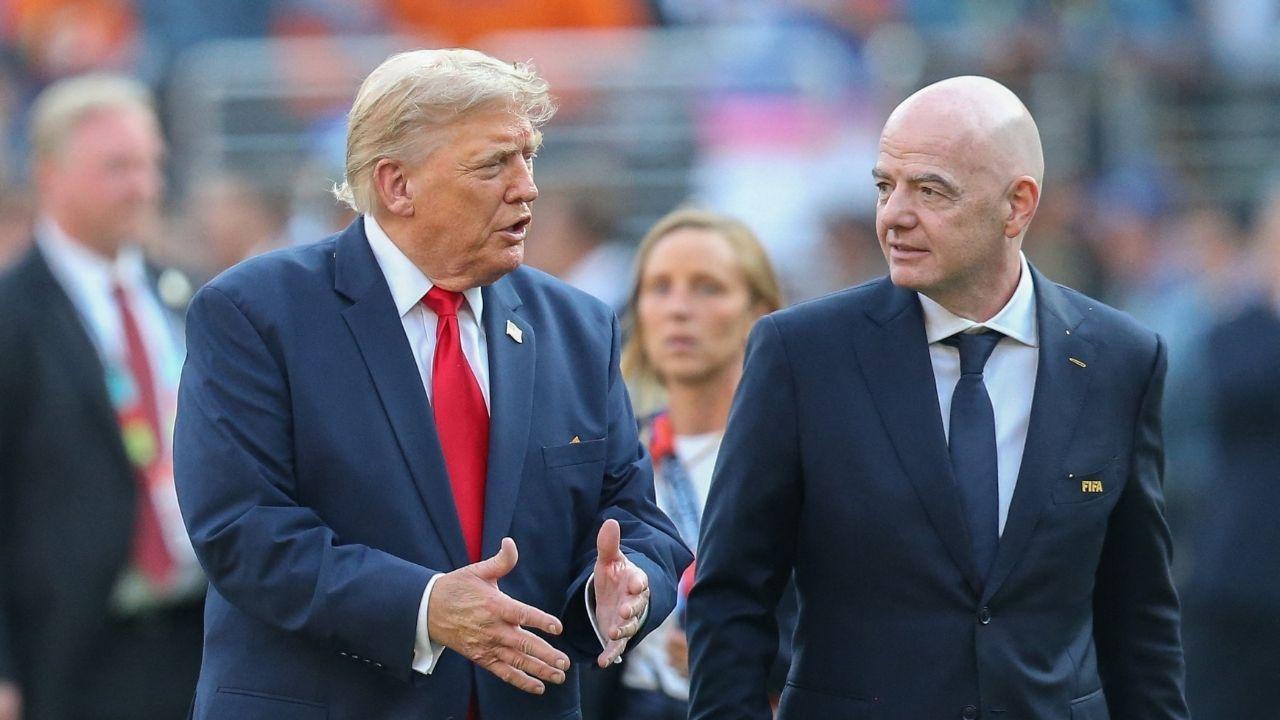 Photo of Gianni Infantino and Donald Trump