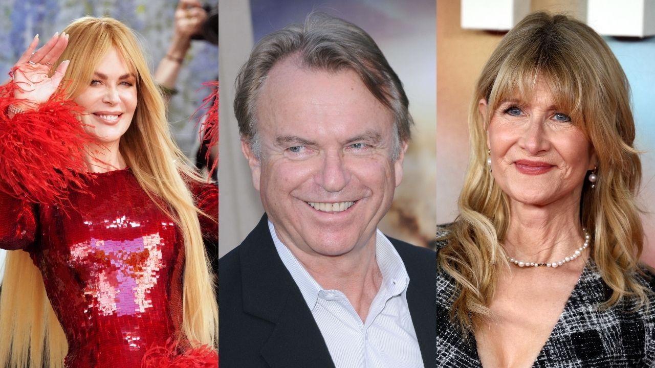 Photo of Laure Dern and Sam Neill and Nicole Kidman