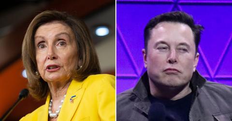 Nancy Pelosi Fires Back At Musk Pushing Conspiracy About Paul's Attack