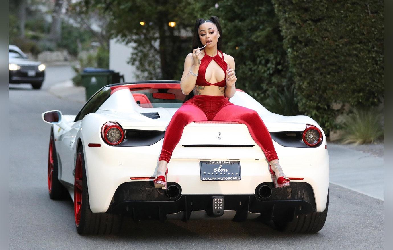 Blac Chyna Nip Slip Amid Pregnancy Rumors Ferrari Shoot