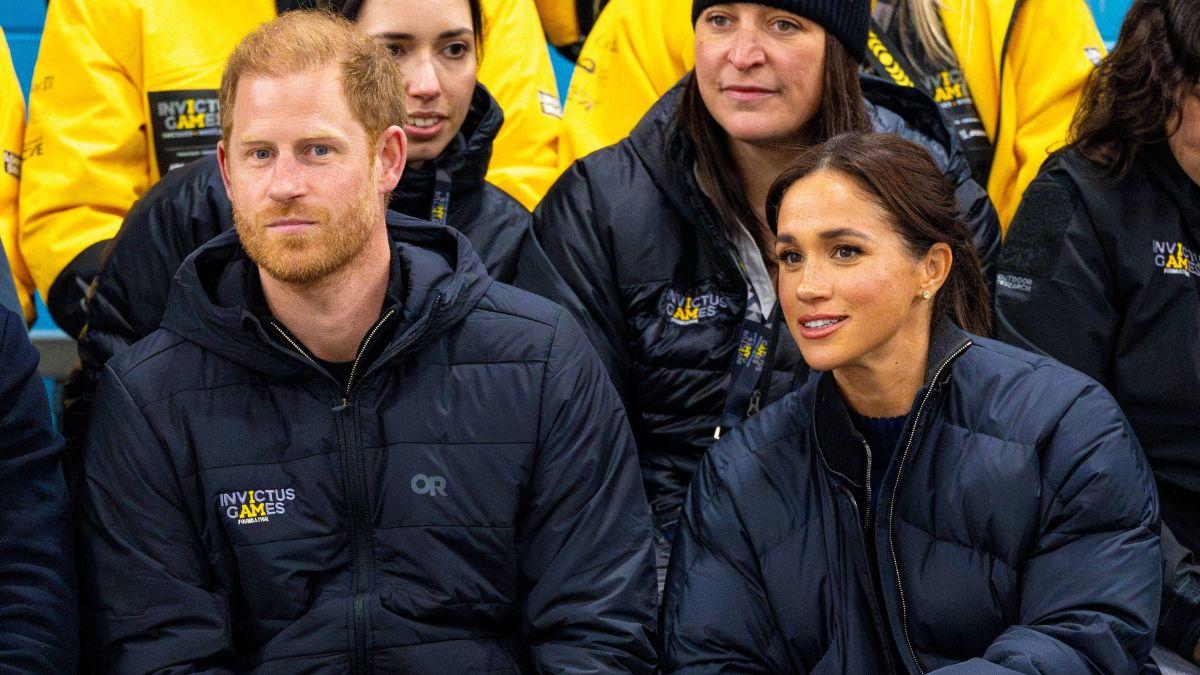 image of Harry attended the championship game without wife Meghan Markle.