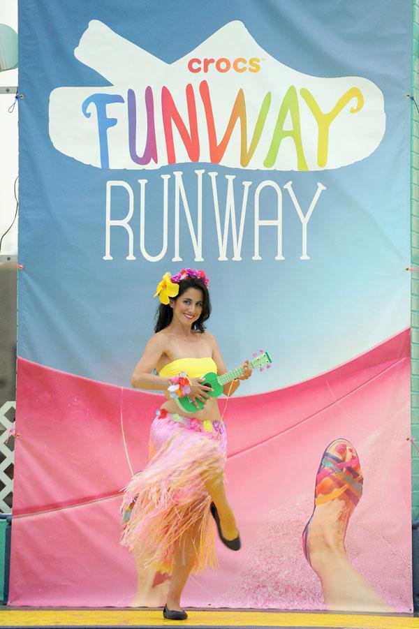 Bella Thorne Crocs Funway Runway Launch Party in New York City