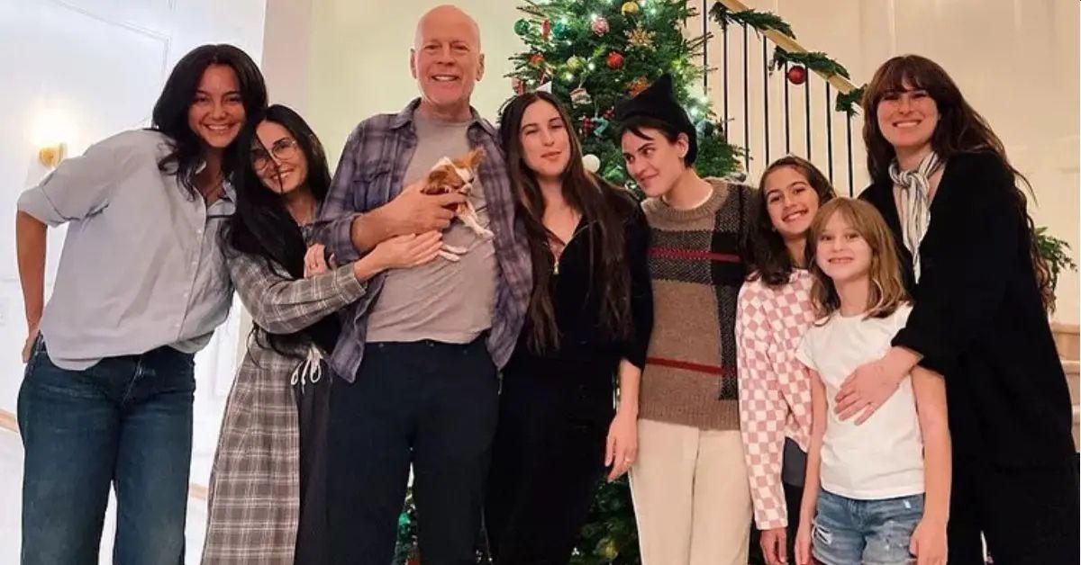 Bruce Willis and family