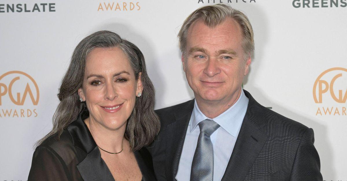 Photo of Emma Thomas and Christopher Nolan