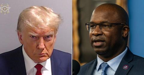 donald trump demands rep jamaal bowman be thrown in jail
