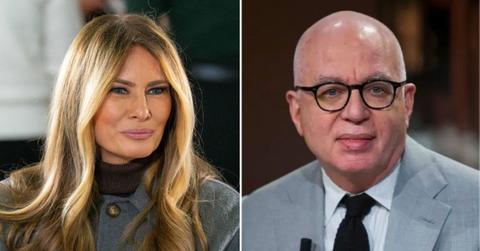 split image of Melania Trump and Michael Wolff