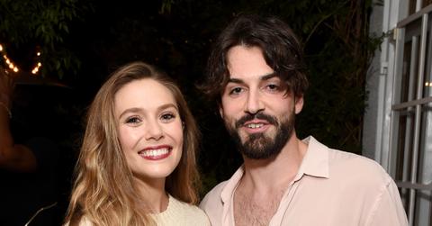Elizabeth Olsen and Robbie Arnett Smiling Together