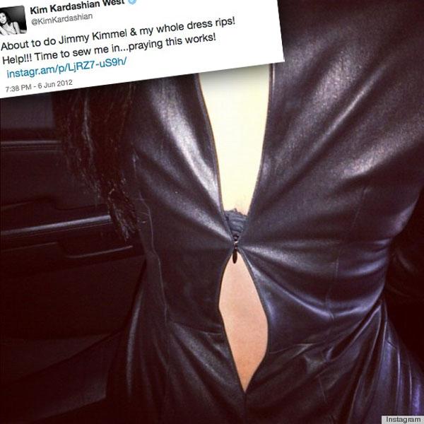 Kim Kardashian Wardrobe Malfunction