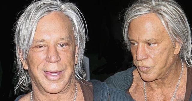 Mickey Rourke Looks Unrecognizable At Concert