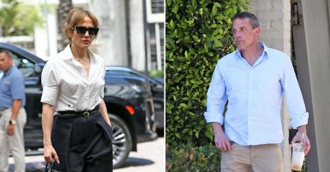 Composite photo of Jennifer Lopez and Ben Affleck