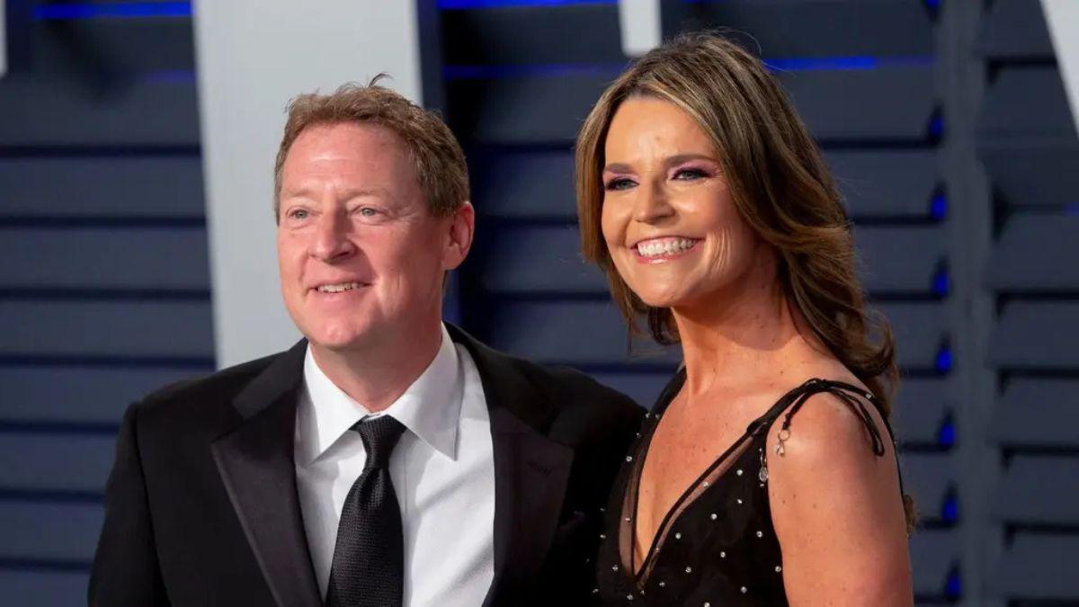 Photo of Savannah Guthrie, Michael Feldman