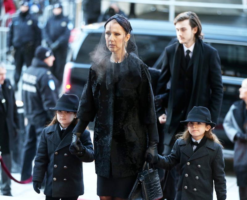 Celine Dion Husband Dead Rene Angelil Funeral Sons Rene Eddy Nelson