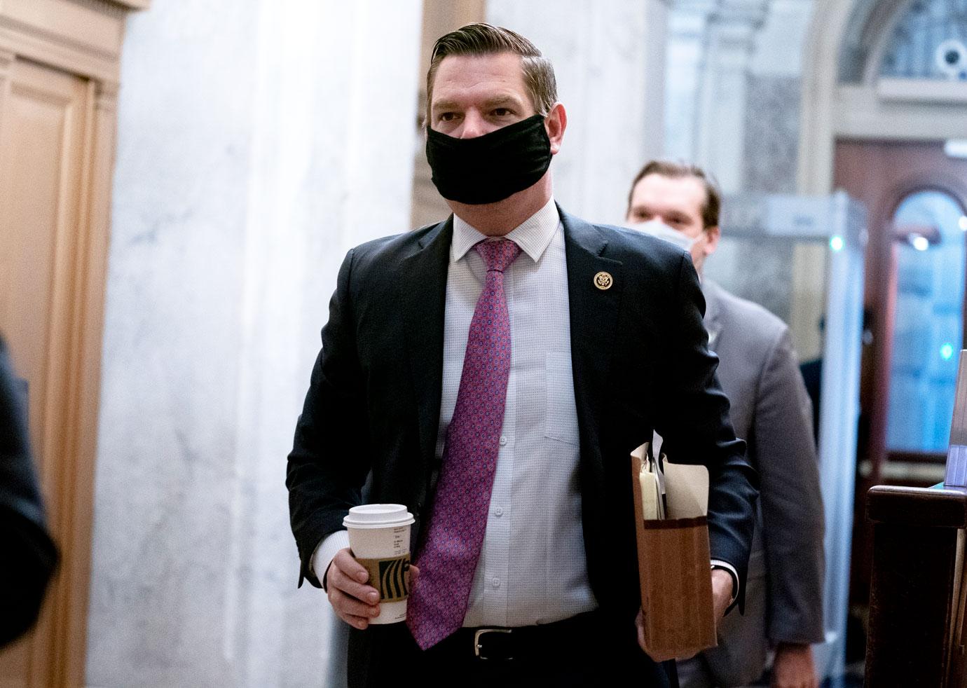 democratic congressman eric swalwell maskless vacation blaming gop prolonging pandemic