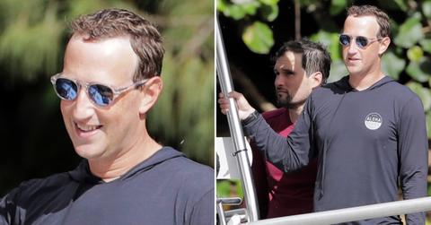 mark zuckerberg seen laughing photos friends boat hawaii metaverse sexual assault scandal r