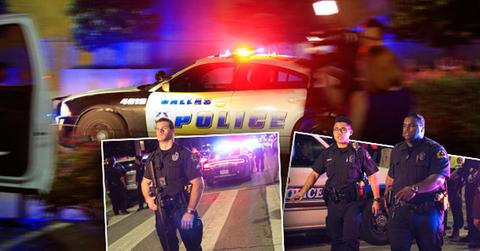 //dallas protest shooting cops shot killed pp