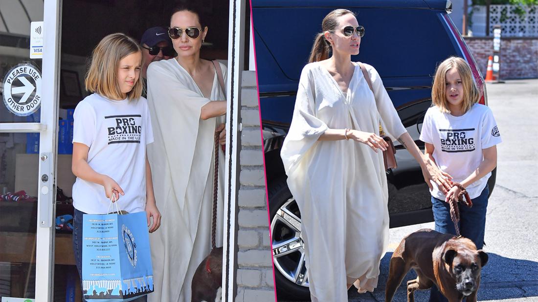 Angelina Jolie & Vivienne, 13, Step Out For A Grocery Run — Photos