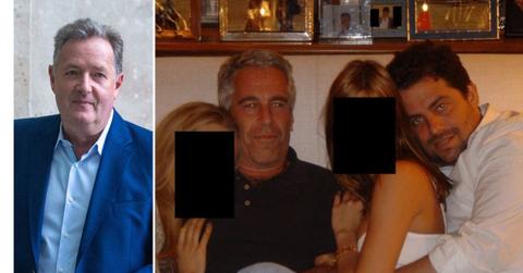 Photo of Piers Morgan, Jeffrey Epstein, Brett Ratner