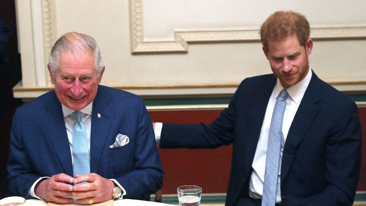 Photo of King Charles and Prince Harry