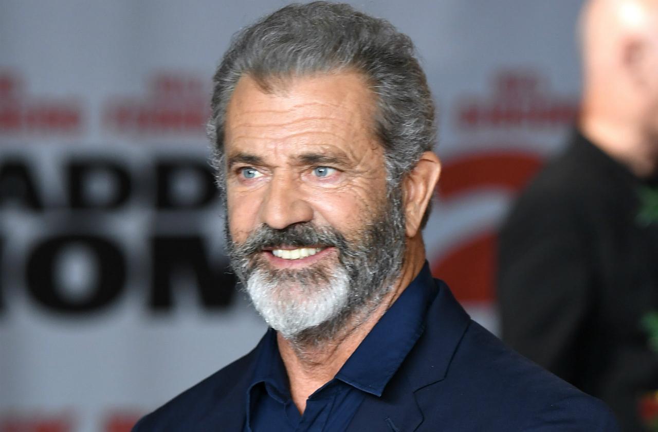 Mel Gibson with full beard at the Daddy's Home 2 UK Premiere