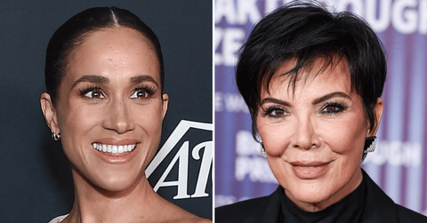 Composite photo of Meghan Markle, Kris Jenner.