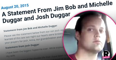 Josh Duggar Ashley Madison Cheating Scandal Statement No Pornography