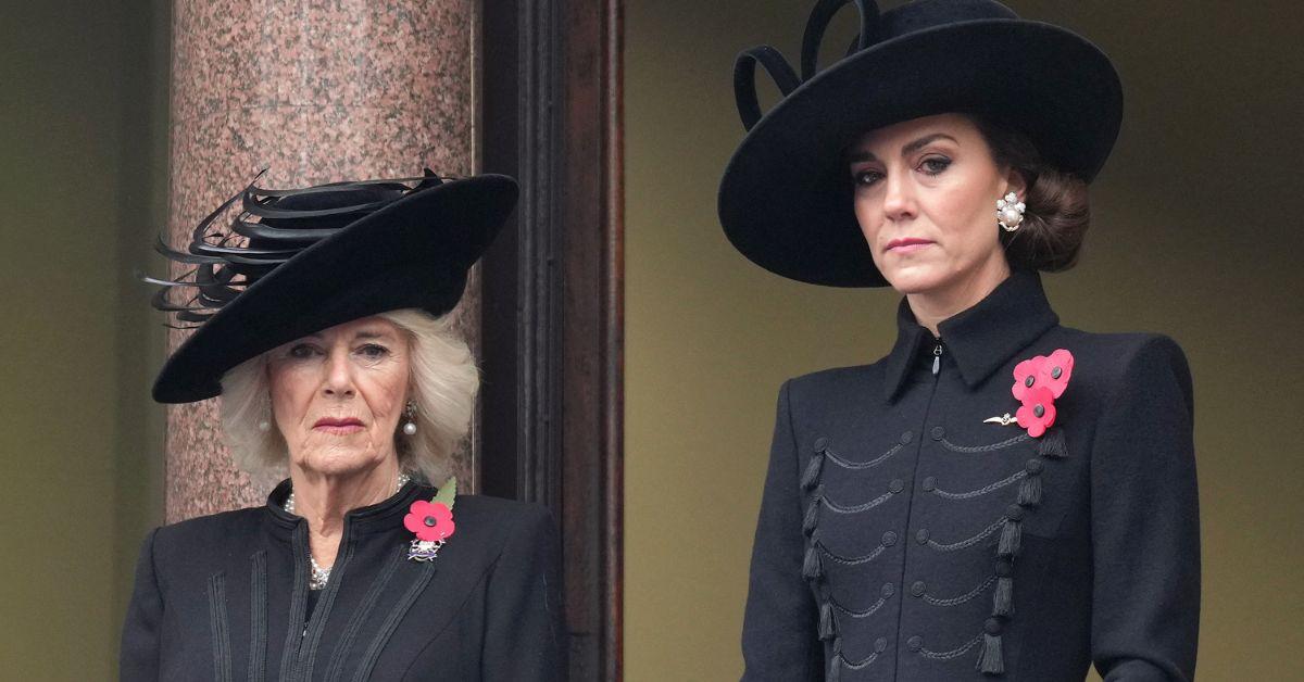 Photo of Queen Camilla and Princess Kate