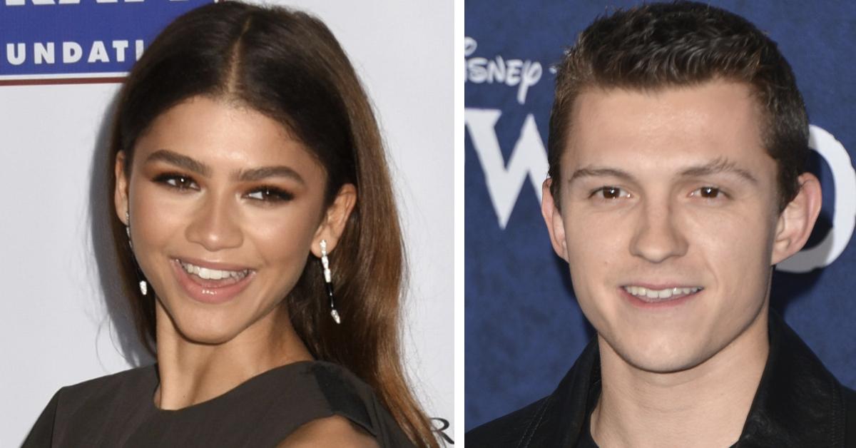 zendaya tom holland seen making out pp