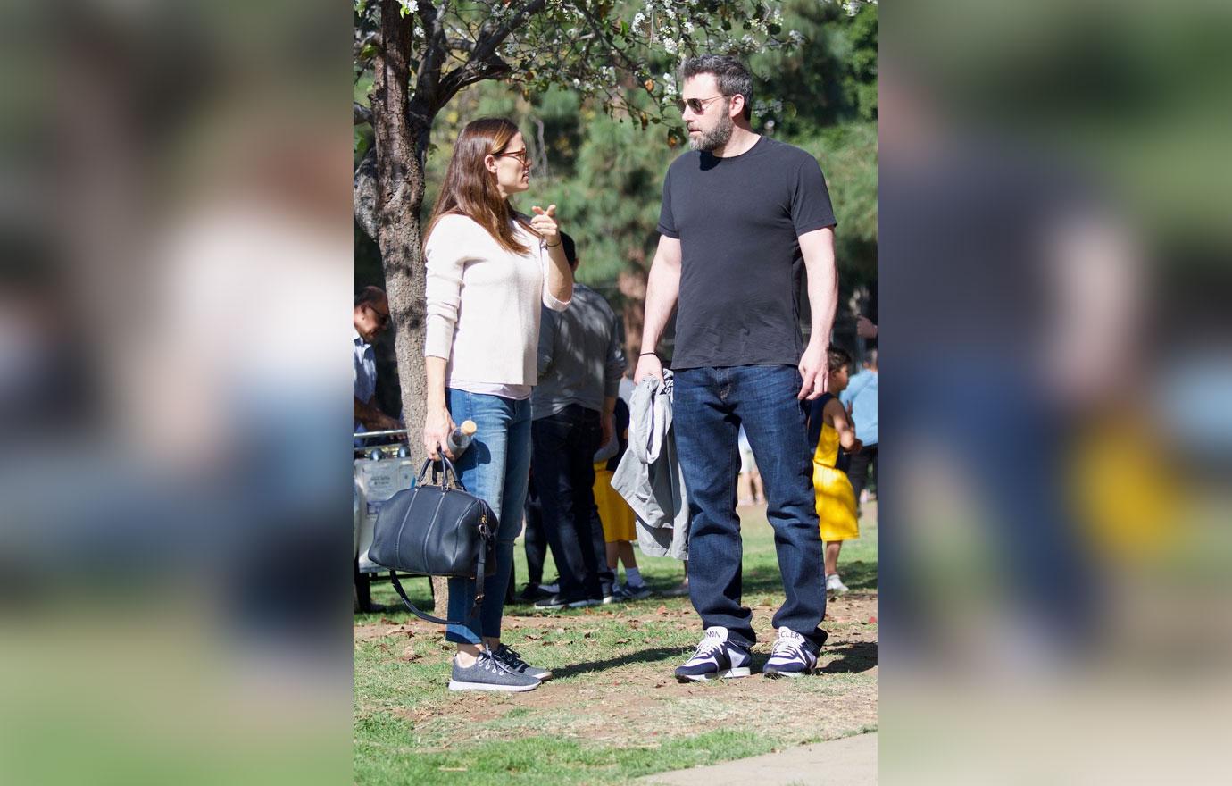 //ben affleck feud jennifer garner son basketball game blowout