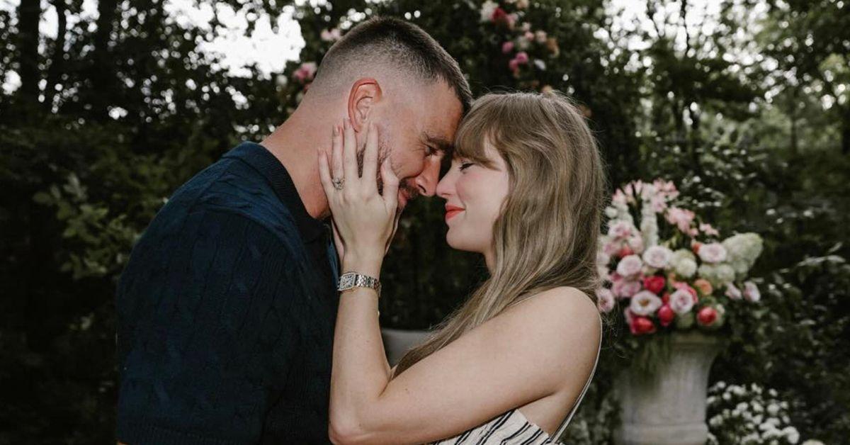 Photo of Travis Kelce and Taylor Swifr