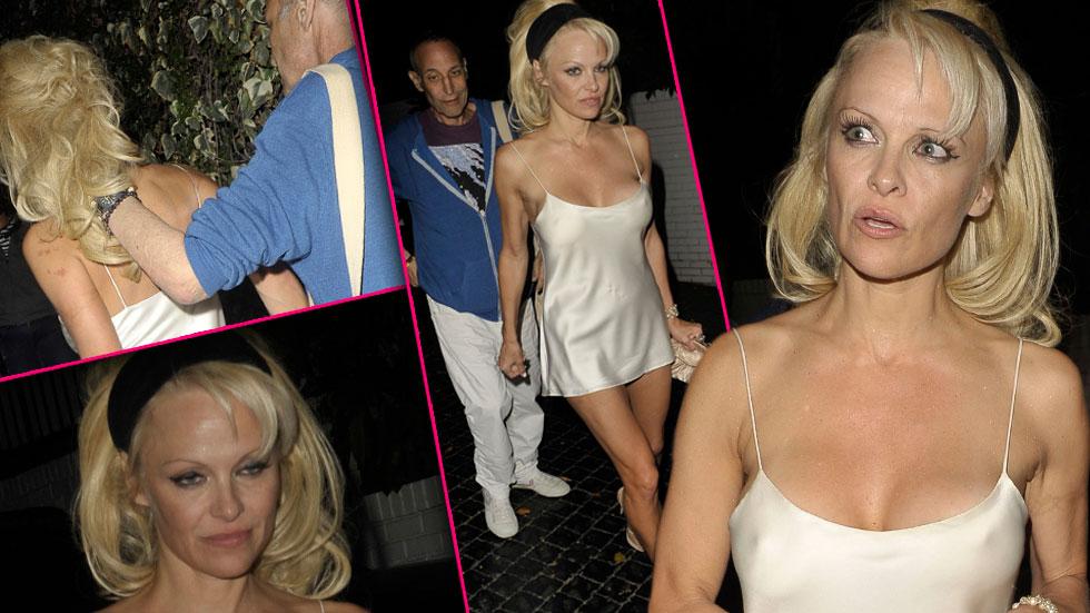 //pam anderson at chateau marmont