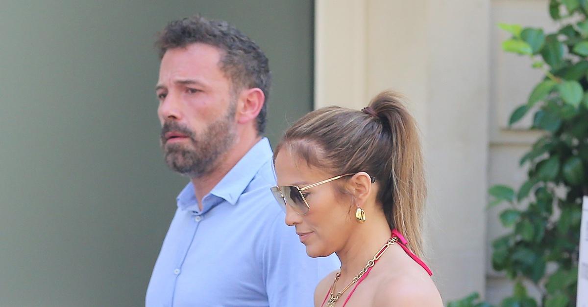 Jennifer Lopez & Ben Affleck Coordinate in All-Black for Ralph