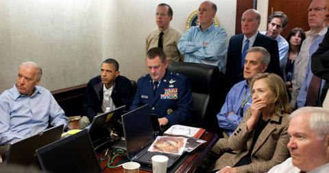 Donald Trump's Mystery Hand Bruise Visible In Iran Blitz War Room Snap