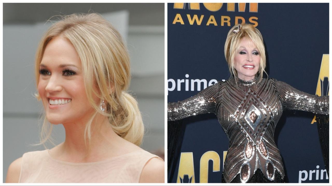 Carrie Underwood and Dolly Parton