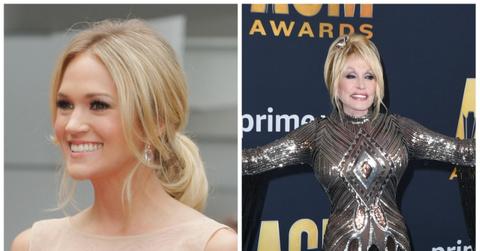Carrie Underwood and Dolly Parton